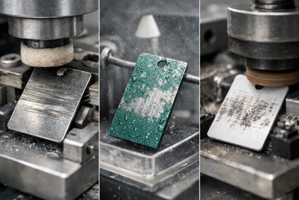 How to Choose the Right Tag Material: Expert Insights on Scratch Resistance and Hardness 2 scratch resistance tag materials testing
