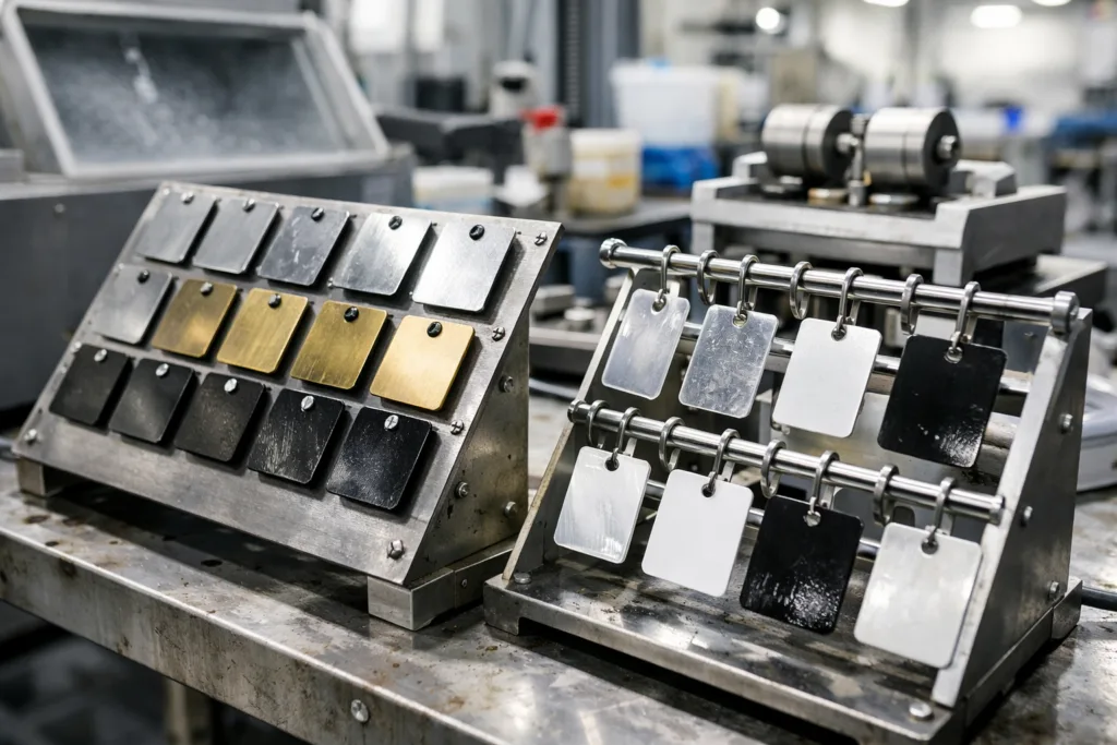 Choosing the Right Engraving Materials: The Ultimate Guide to Blank Tags for Retail and Industry 3 blank tags engraving materials testing