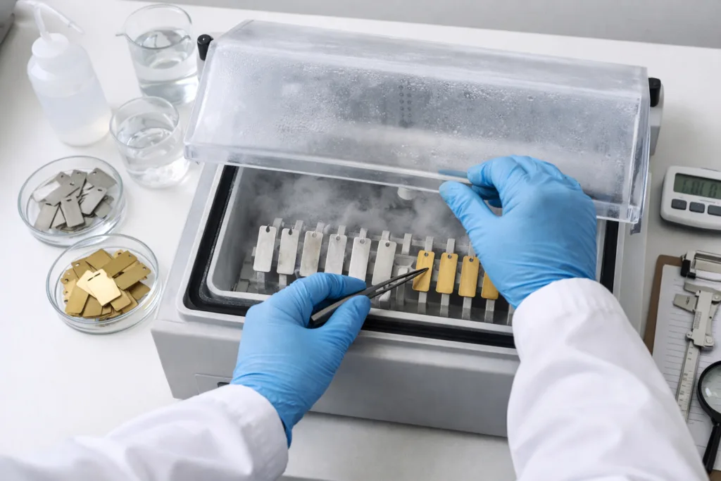 How Size, Colors & Material Choices Drive the Real Cost of Metal Tags 3 durability testing metal tags 1