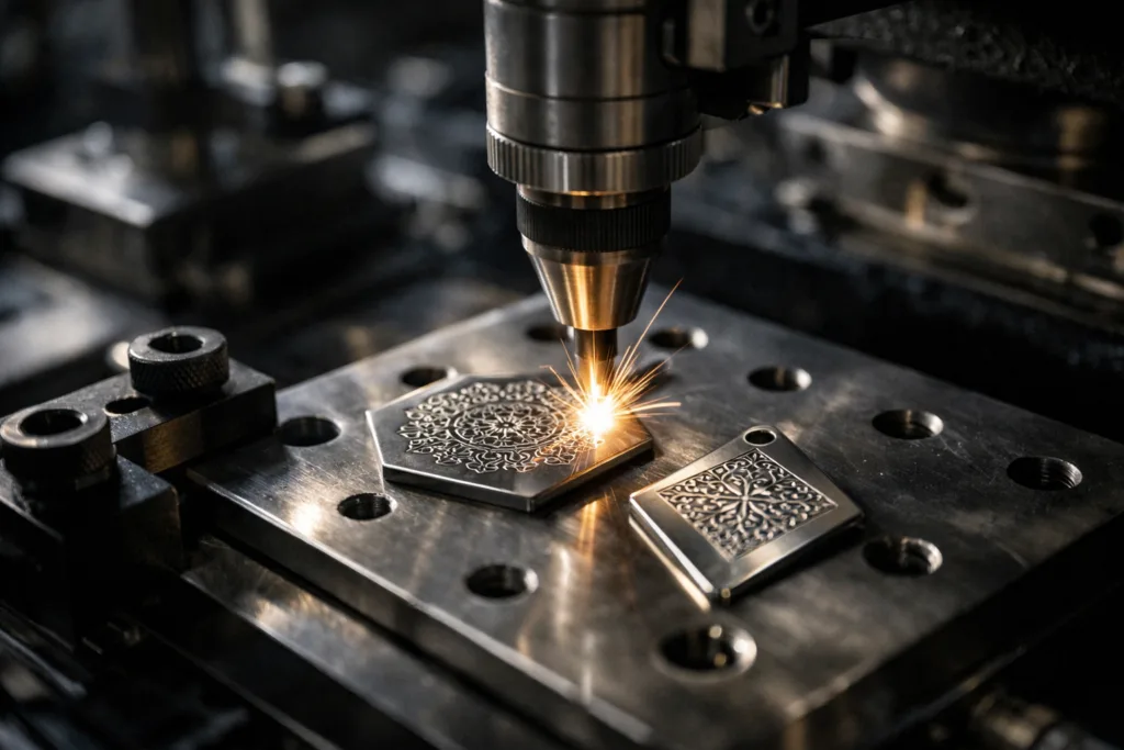 Why Hexagons and Diamonds Are Changing Modern Metal Tag Design: Trends, Functionality & Brand Impact 2 laser engraving hexagon diamond tags