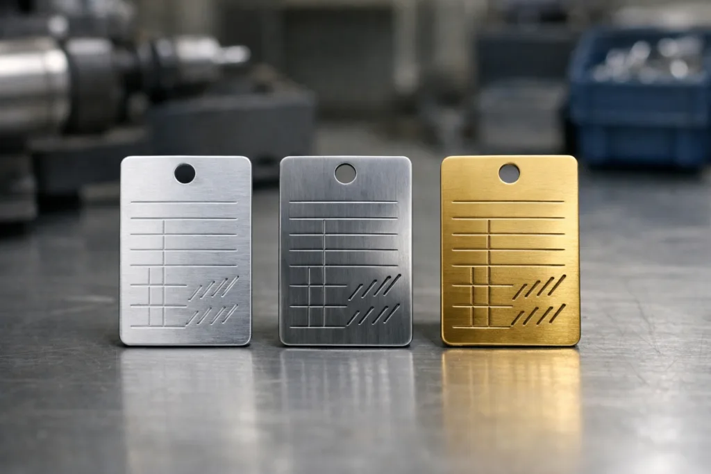 How to Secure Your Crypto Seed Phrase: Expert Guide to Engraving on Metal Tags 2 metal tag material comparison seed phrase engraving