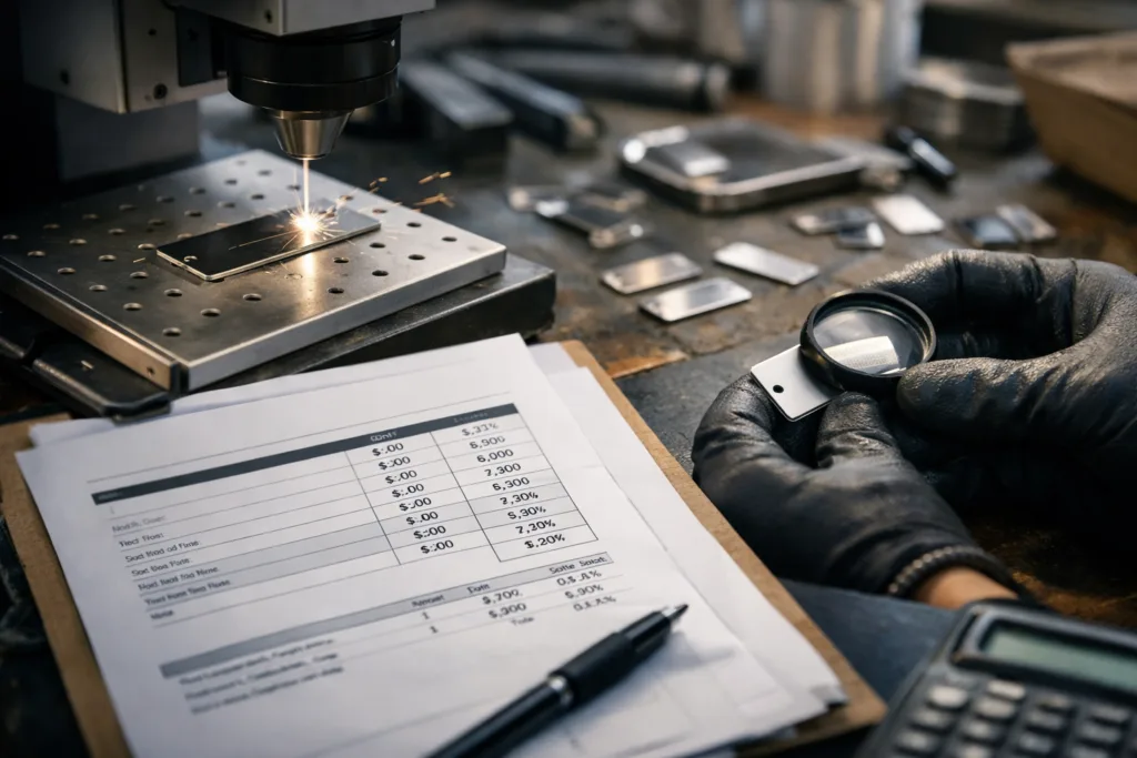 The Hidden Costs Trap: How Duties, Taxes, and Setup Fees Affect Your Metal Tag Orders 2 metal tag setup fees breakdown