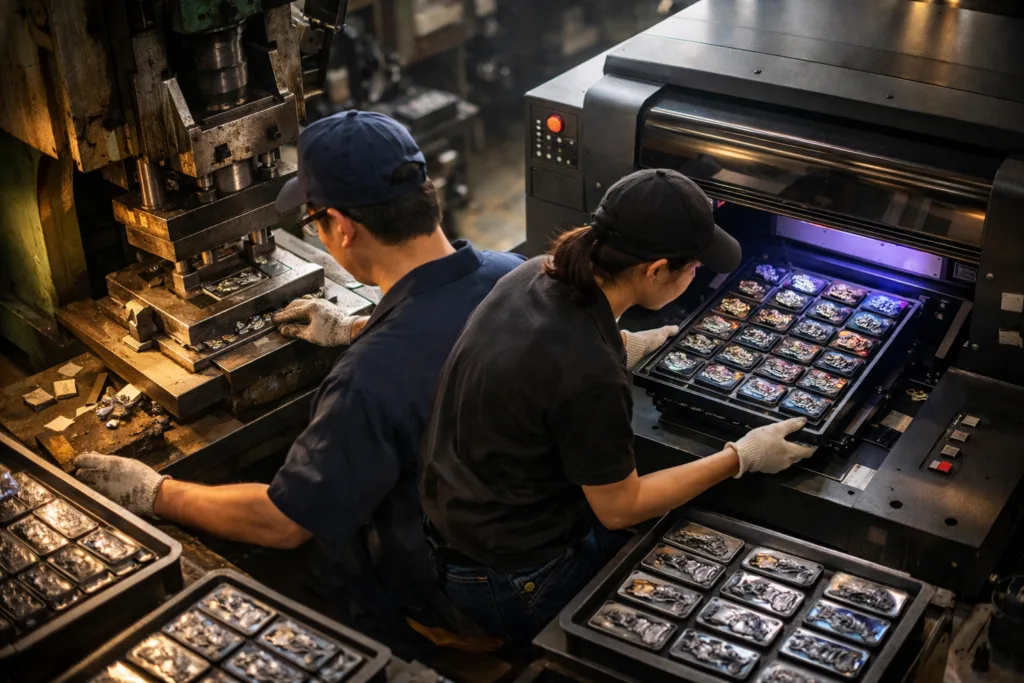 Why Your 3D Tag Mockup Looks Different After Production—And How To Align Expectations 2 stamping uv printing 3d tags