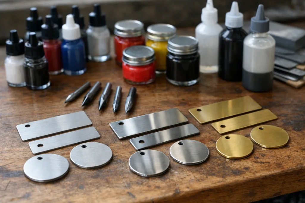 Your Fillable Text Paint Infill Deep Engraving Guide: DIY Custom Tags Made Easy 2 tools materials deep engraving