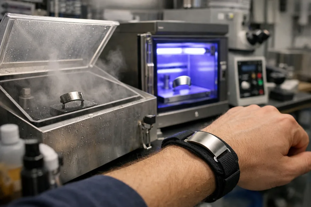 Curved Tags That Fit: How Shaped Metal Tags Unlock Comfort, Branding, and Durability 3 curved tags durability testing