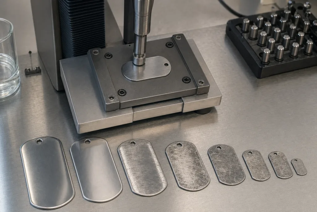 Expert Tips: How to Pick the Perfect Dog Tag Size and Material for Small Dogs 3 dog tag durability abrasion testing