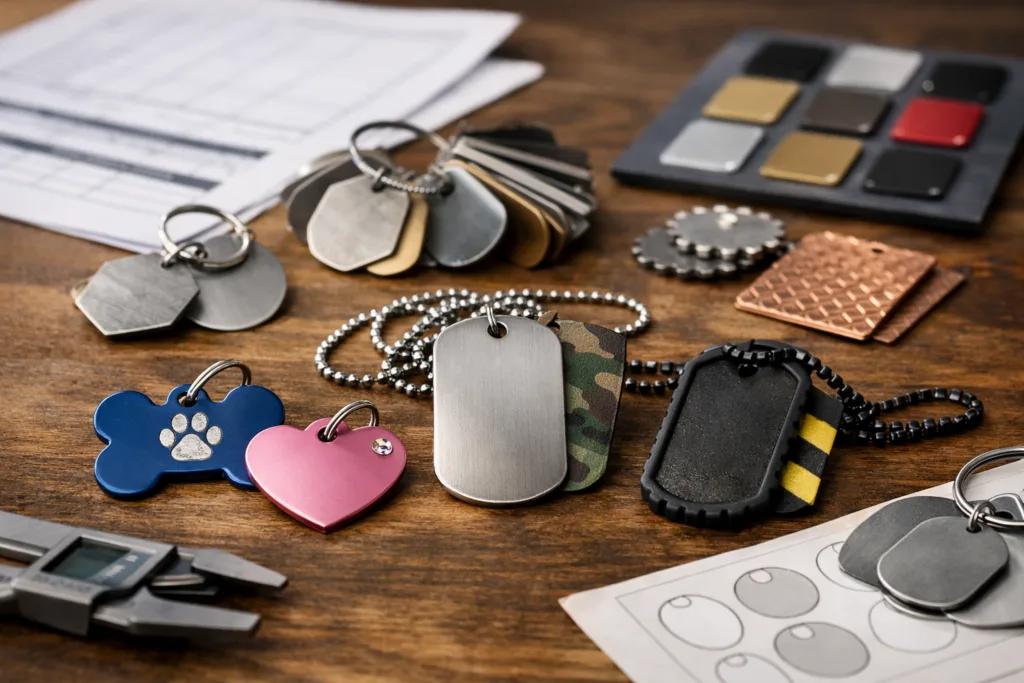 Front vs. Back: How to Maximize Clarity and Usefulness on Dog Tags 3 dog tag samples ordering guide
