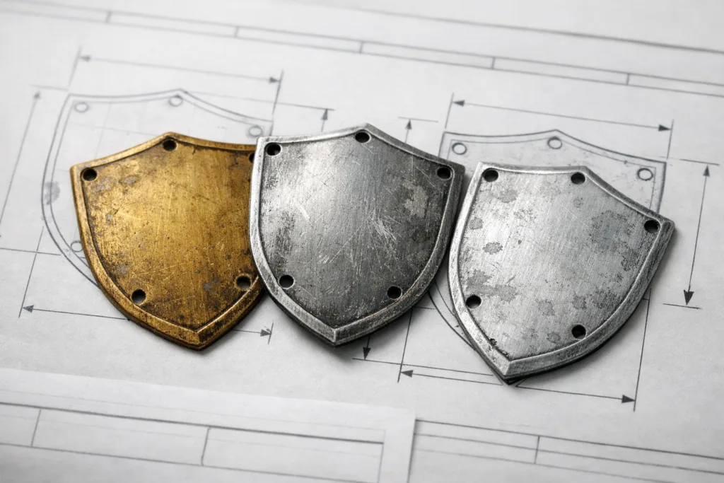 How Shield Shapes and Heraldry Elevate Modern Club Identity & Custom Tag Design 3 durability tested heraldic shields