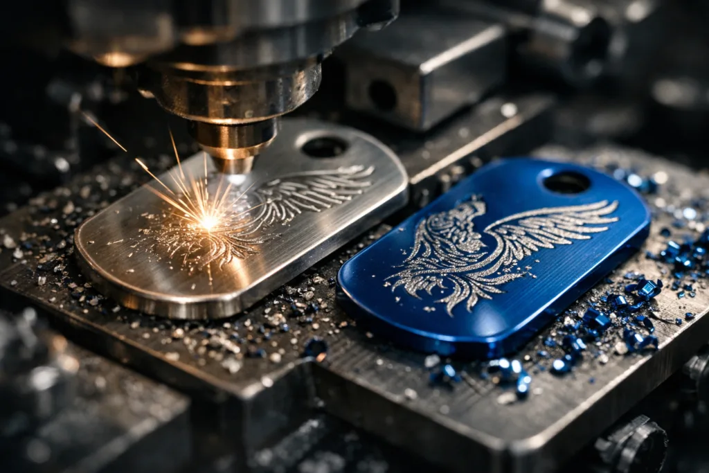 Stainless Steel vs Aluminum Dog Tags: Which Tag Material Is Right for Your Project? 2 engraving stainless steel aluminum dog tags