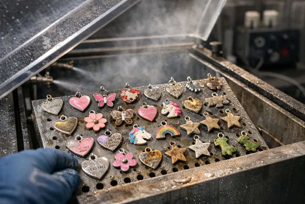 How to Achieve Lead-Free CPSIA Compliance in Children's Jewelry: An Expert Manufacturer's Guide 3 lead free jewelry durability test