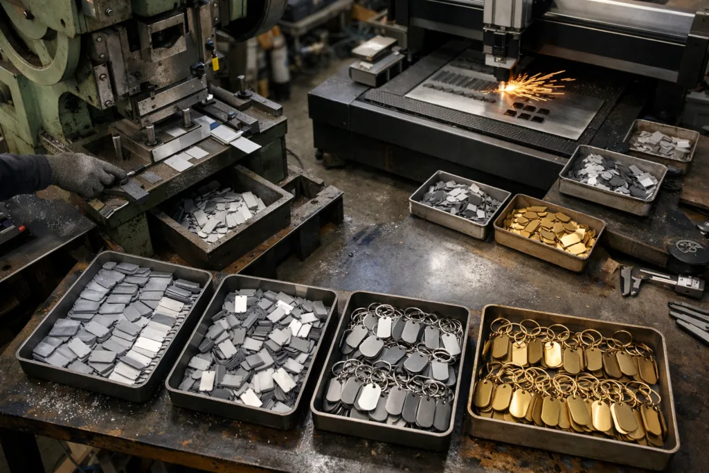 HS Codes for Metal Tags & Keychains: Your Practical Export Guide 2 manufacturing metal tags keychains