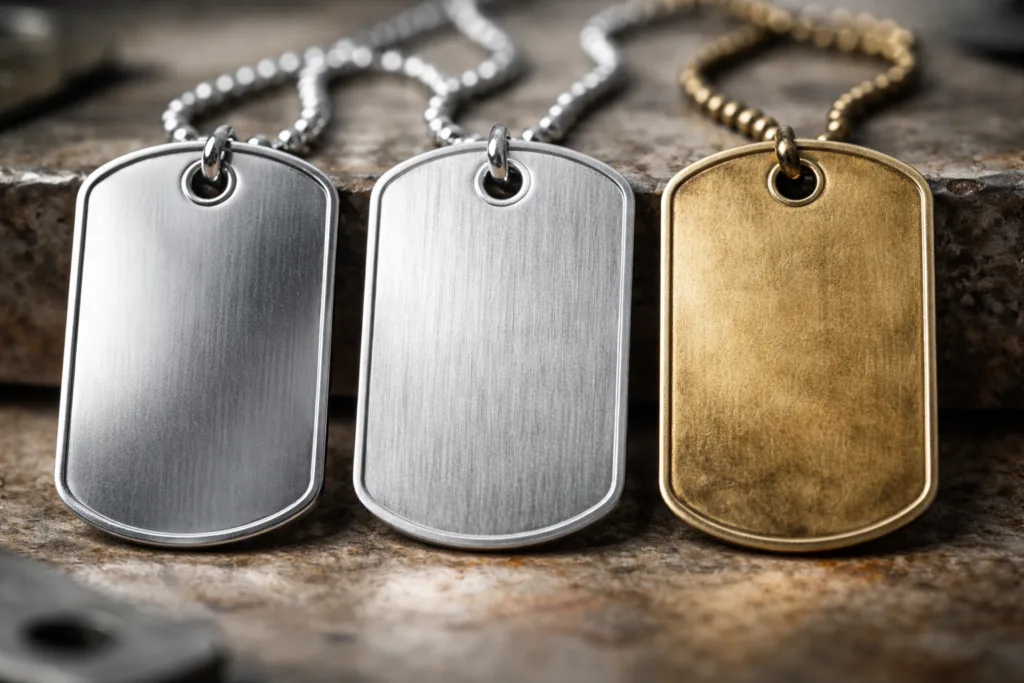 The Practical Guide to Designing Dog Tags That Remain Readable and Durable 2 material comparison dog tags