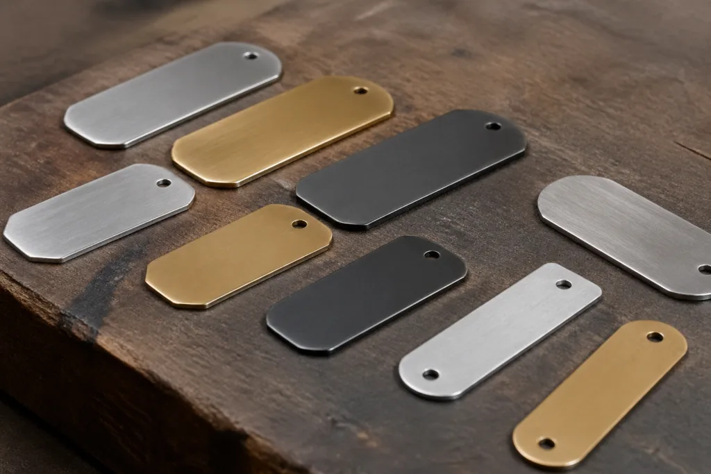 How to Upgrade Your Physical Assets: The Complete Rebranding Checklist for Logo Tags 2 material comparison logo tags