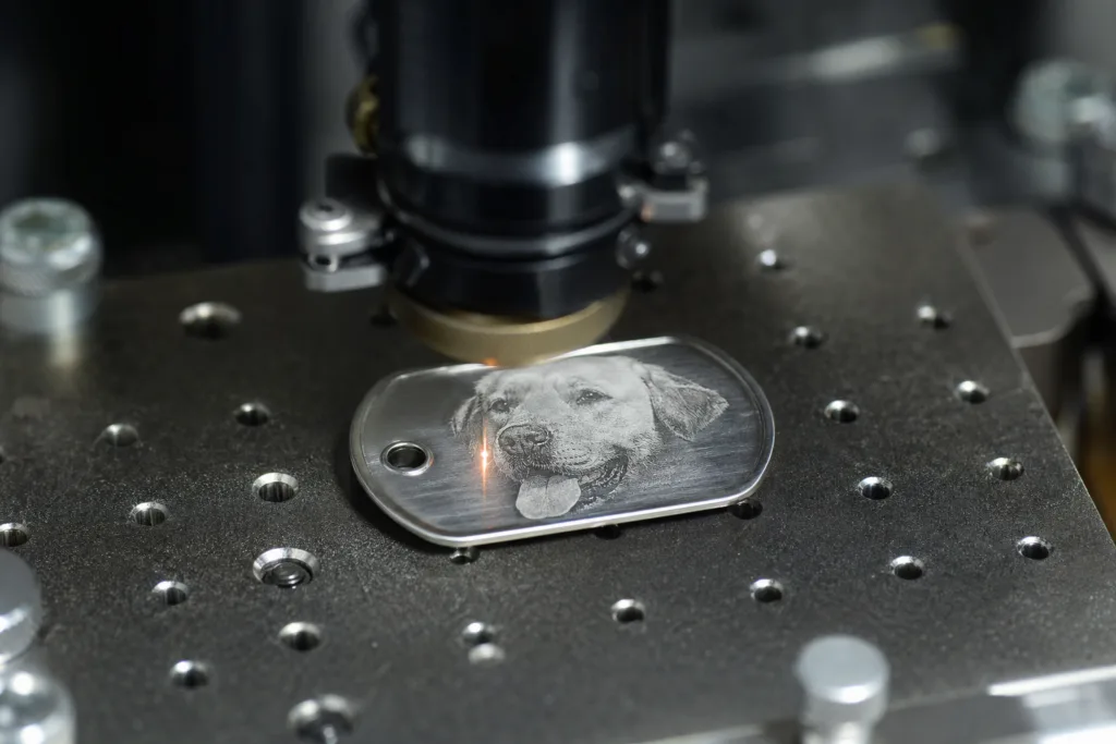 Expert Tips: How to Pick the Perfect Dog Tag Size and Material for Small Dogs 2 mini dog tag laser engraving