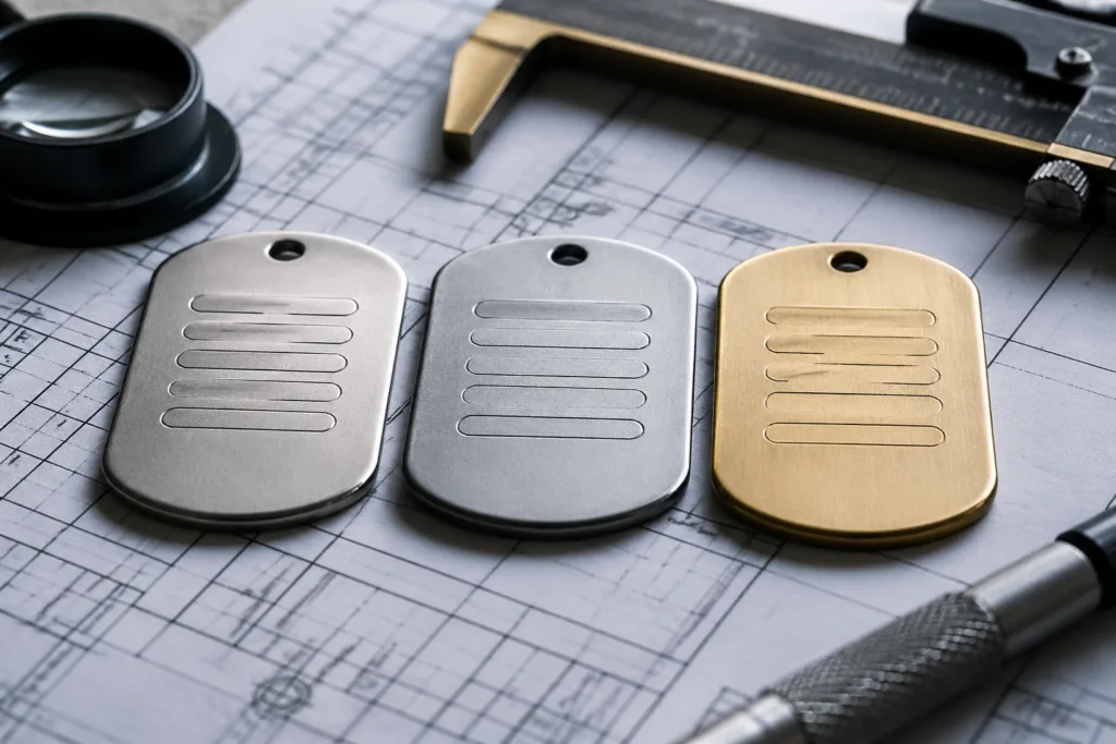 Are Stainless Steel Dog Tags Worth the Upgrade? Expert Insights, Material Comparisons & Durability Tips 2 stainless steel aluminum brass dog tags comparison
