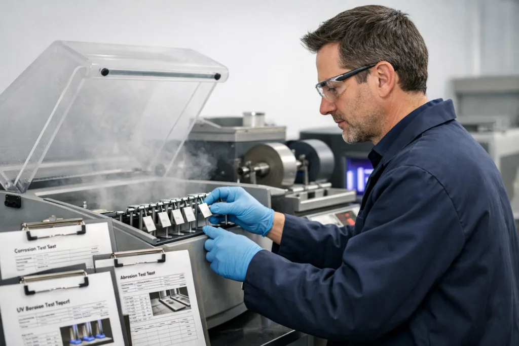 Nickel-Free Certification & European Compliance: The Practical Guide for Industrial Buyers 3 testing nickel free certification compliance