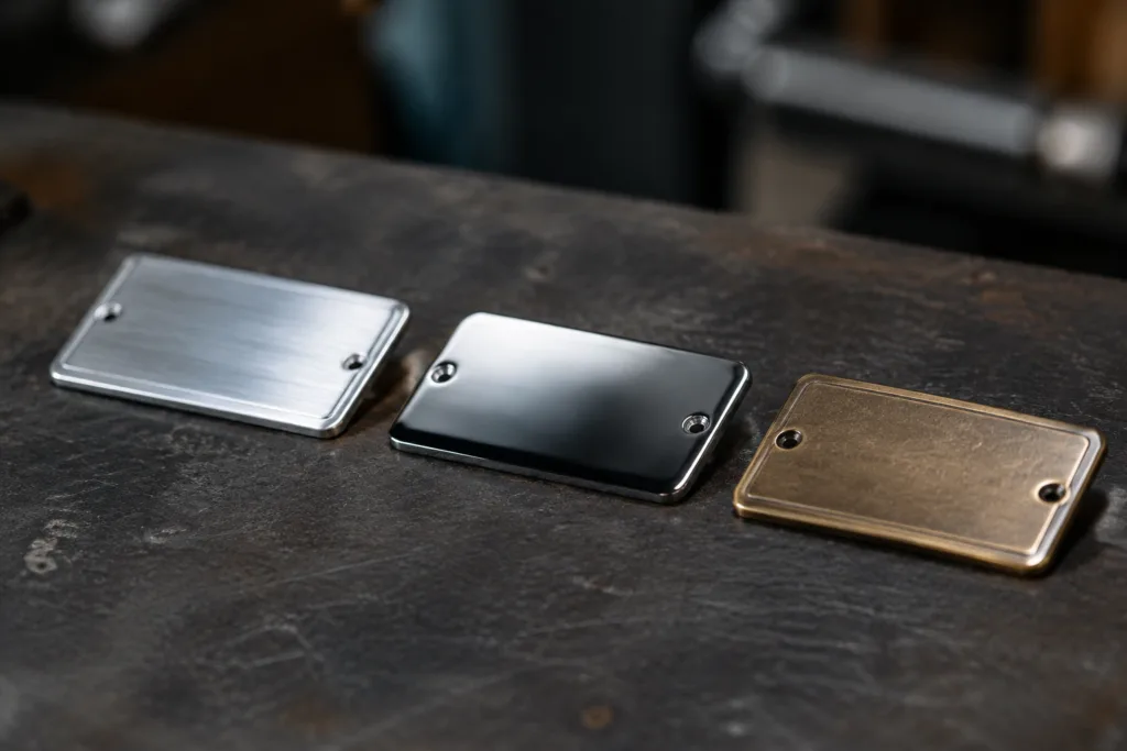 metal label material comparison