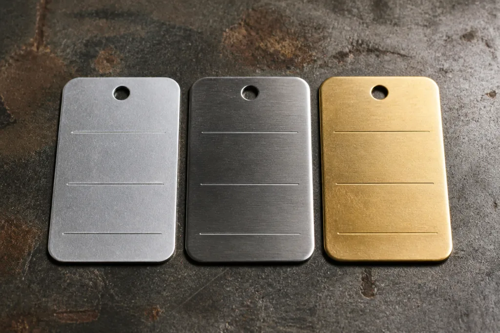How to Engrave Your Founding Date and Company Motto Into Authentic Brand Storytelling 2 metal tag materials comparison motto