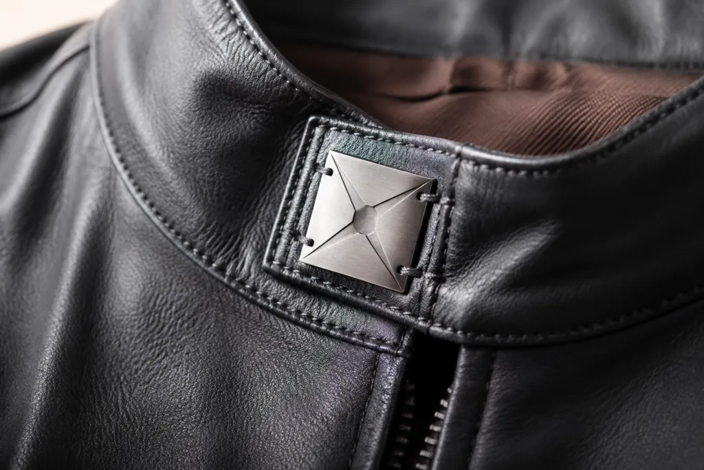 The Rising Appeal of Metal Sew-On Labels: Why Fashion Brands Are Making the Switch 1 premium fashion metal label collar