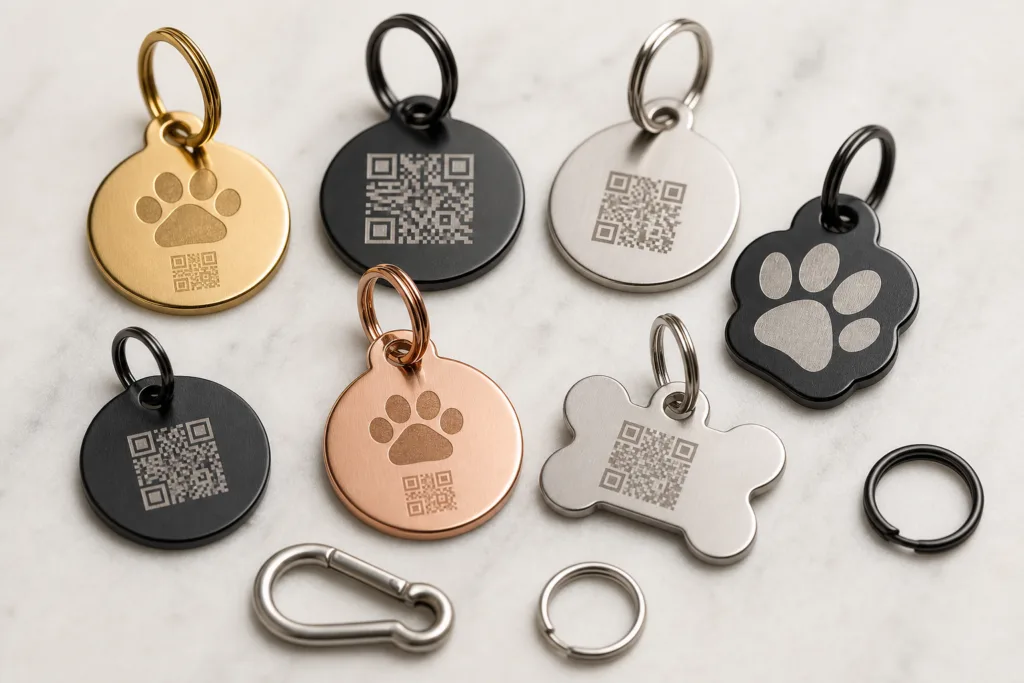 QR Code Dog Tags vs Traditional Engraved Tags: Which Pet ID Tag Setup Works Best in Real Life? 3 qr code dog tag attachments