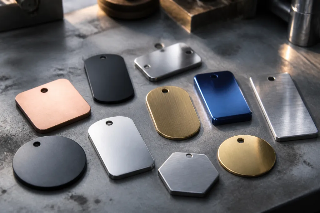 sensory marketing metal tags industrial selection