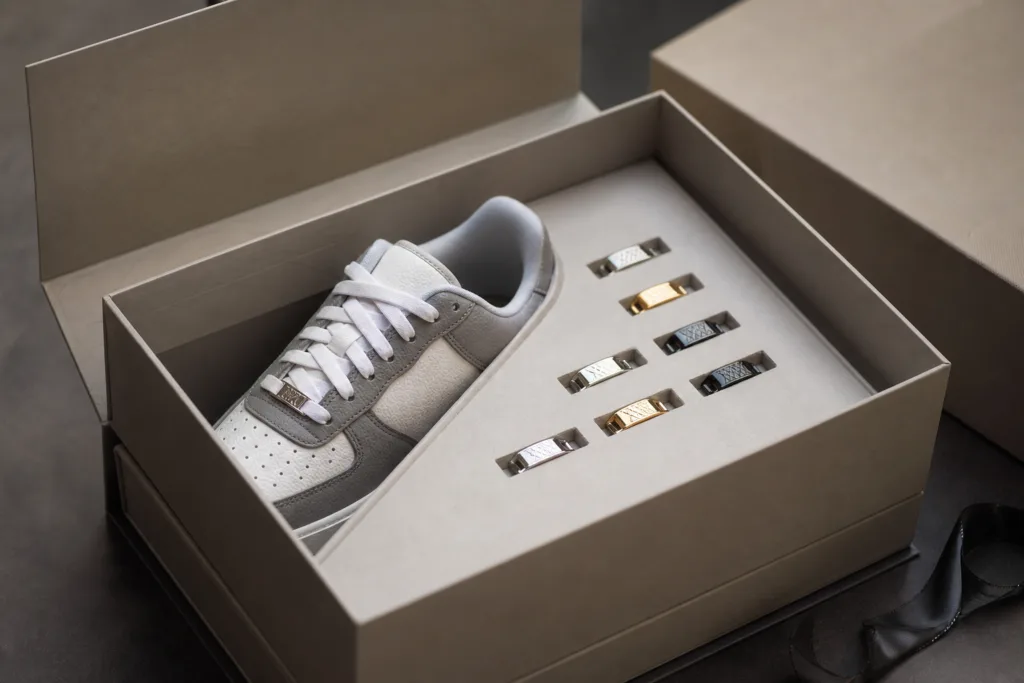 Shoe Lace Dubrae Tags as a Sneaker Culture Marketing Tool 3 shoe laces dubrae tags packaging