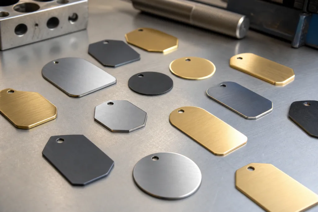 custom metal golf bag tag production
