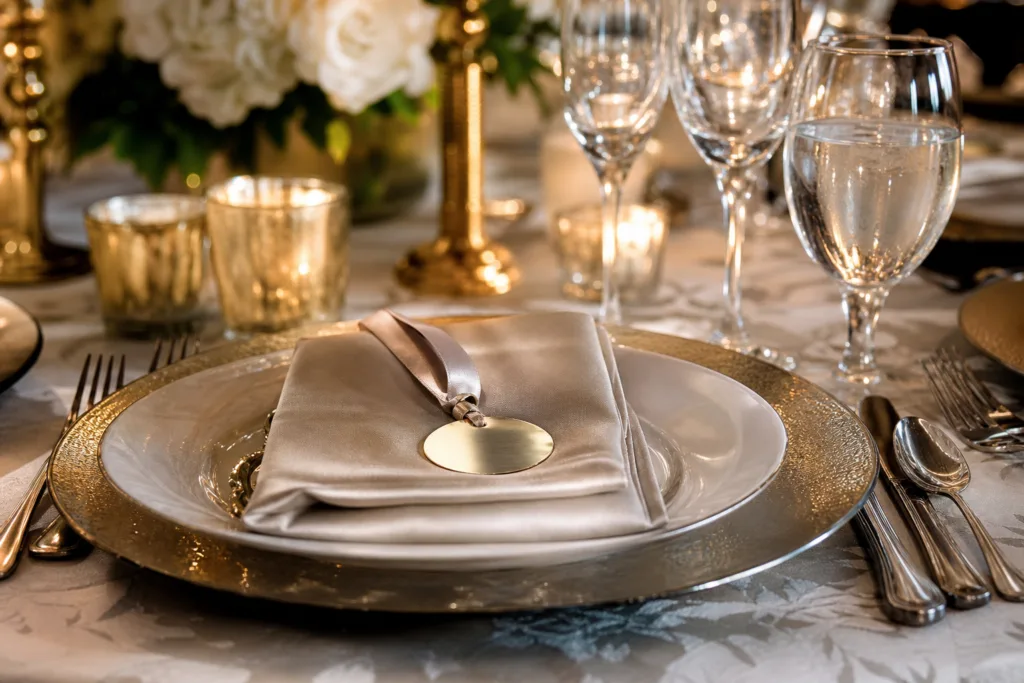 Donor Recognition Metal Tags for Charity Gala Place Settings: Design, Theme Alignment, and Guest Experience 1 donor recognition metal tags gala place settings