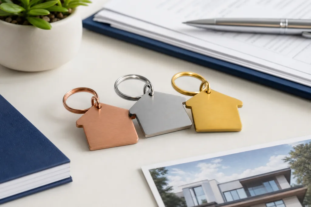 house shaped key tags real estate closing gifts house shaped key tags real estate closing gifts