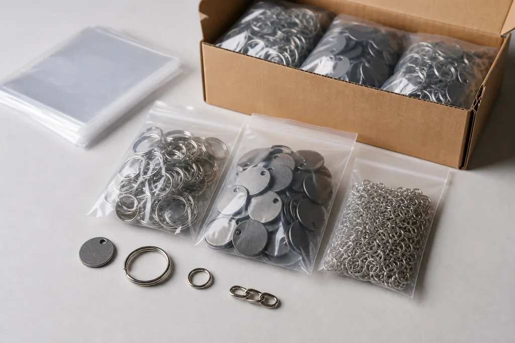 metal promo tag attachment packaging metal promo tag attachment packaging