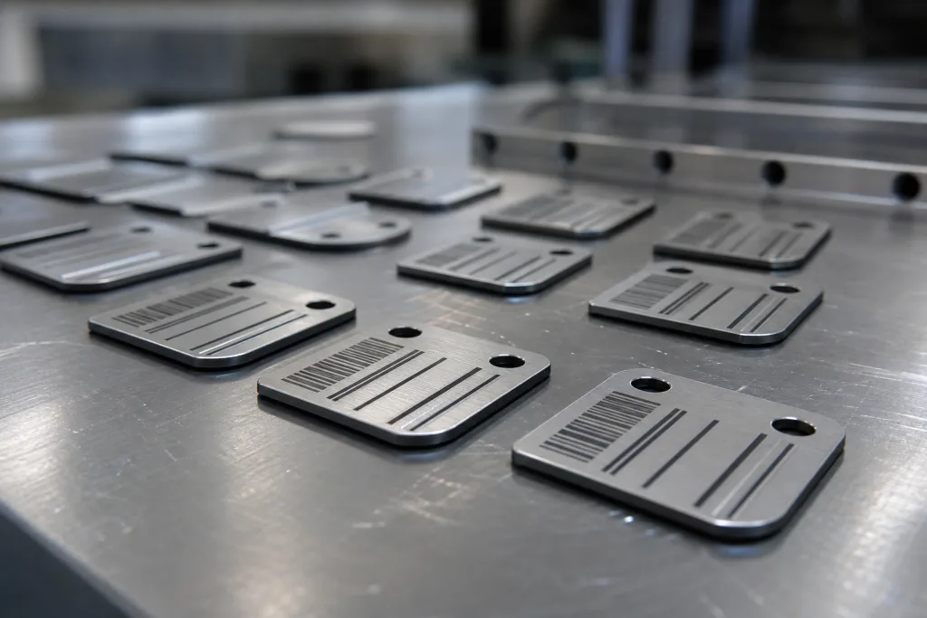 metal cable tag inspection